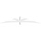 Ekena Millwork Davenport Architectural Grade PVC Gable Bracket, 108"W x 18"H x 4"D x 4"F, 4/12 Pitch GBP108X18X0404DAV00 - alternate 2